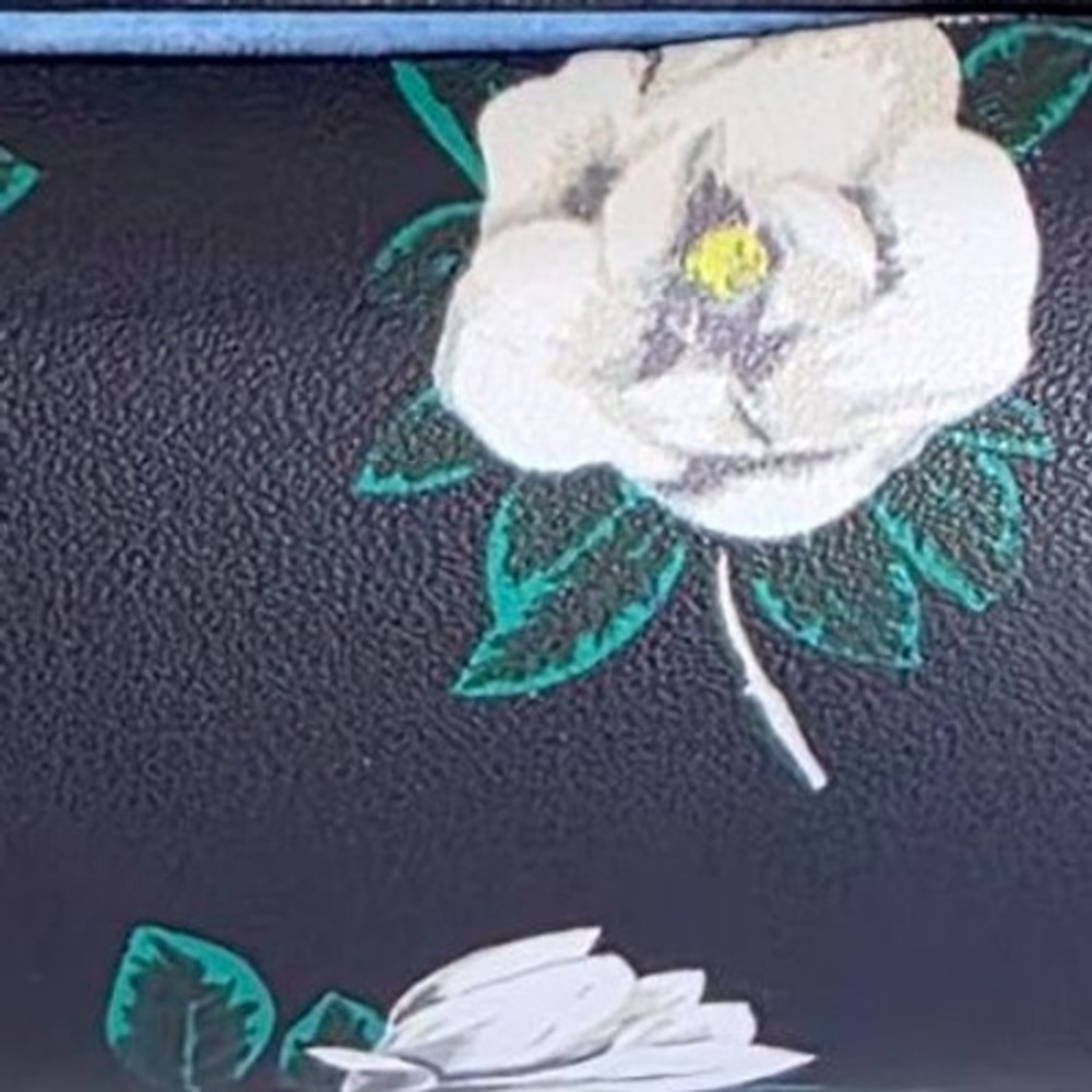 Draper James Navy Floral Hard Shell Glasses Case Eyewear Holder - Picture 4 of 7